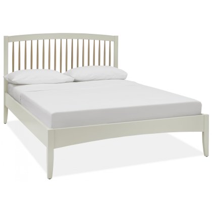 Whitby Scandi Oak and Soft Grey Low Foot End Double Bed Frame 135cm by Bentley Designs Whitby Scandi Oak and Soft Grey Low Foot End Double Bed Frame 135cm by Bentley Designs