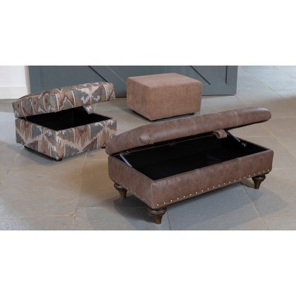 Utah Storage Footstool by Alstons Utah Storage Footstool by Alstons