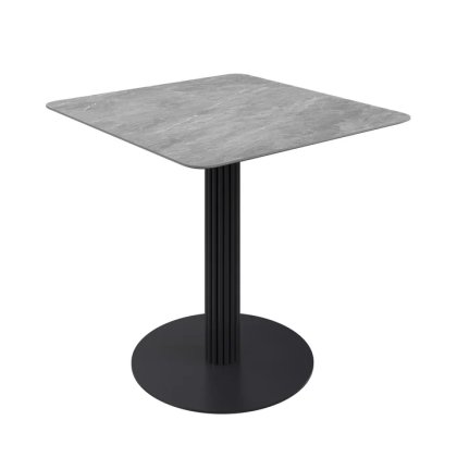 Castello 80 x 80cm Square Grey Ceramic Dining Table