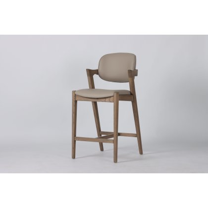 Mila Counter Stool (Beige PU) by Kelston House Mila Counter Stool (Beige PU) by Kelston House