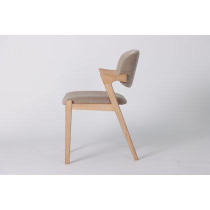 Mila Dining Chair (Mink Fabric) by Kelston House Mila Dining Chair (Mink Fabric) by Kelston House