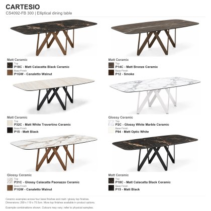 Cartesio Fixed Dining Table 300 x 119cm (CS4092-FB 300) by Calligaris Cartesio Fixed Dining Table 300 x 119cm (CS4092-FB 300) by Calligaris