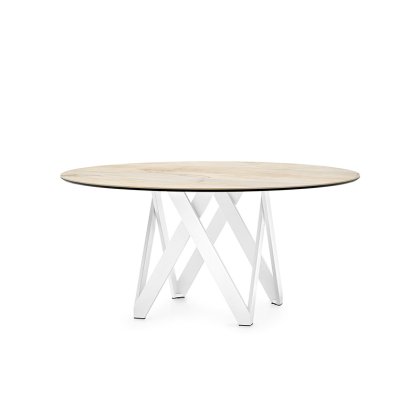 Cartesio Fixed Dining Table 160 x 160cm (CS4092-FD 160) by Calligaris