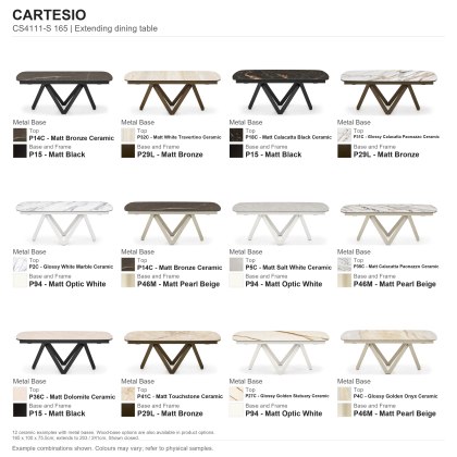 Cartesio Extending Dining Table 165 x 100cm (CS4111-S 165) by Calligaris