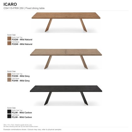 Icaro Fixed Dining Table 250 x 110cm (CS4115-FRW 250) by Calligaris Icaro Fixed Dining Table 250 x 110cm (CS4115-FRW 250) by Calligaris