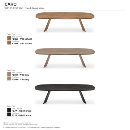 Icaro Fixed Dining Table 250 x 110cm (CS4115-FSW 250) by Calligaris Icaro Fixed Dining Table 250 x 110cm (CS4115-FSW 250) by Calligaris