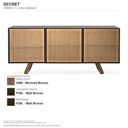 Secret Sideboard 3 Doors (CS6053-1 V) by Calligaris