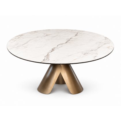 Savern 160cm Round Extending Dining Table
