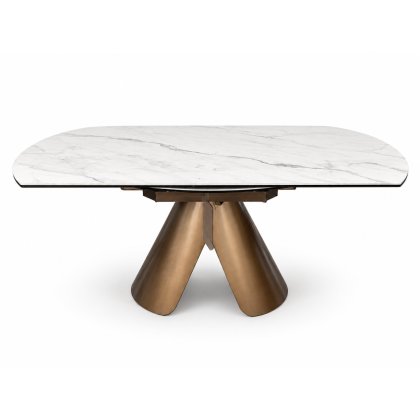 Savern 160cm Round Extending Dining Table
