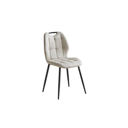 Arla Dining Chair Taupe PU
