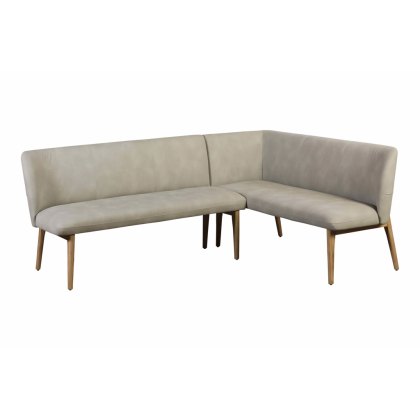 Diana Corner Bench (Left Hand Facing) - Misty Grey