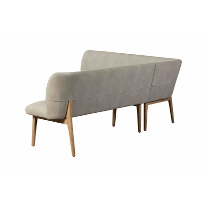 Diana Corner Bench (Right Hand Facing) - Misty Grey