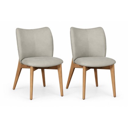 Pair of Diana Dining Chairs - Misty Grey