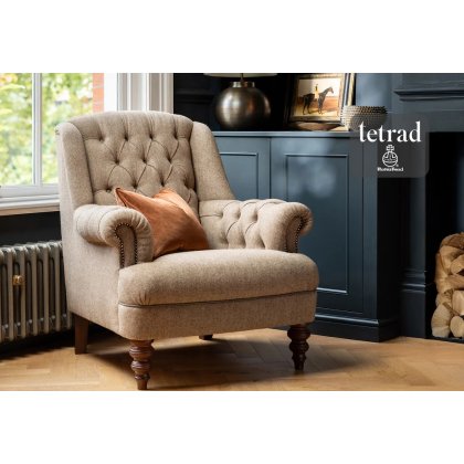 Arbroath Accent Chair by Tetrad Harris Tweed Arbroath Accent Chair by Tetrad Harris Tweed