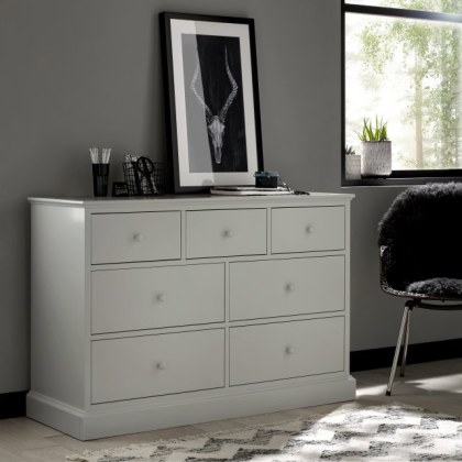 Ashby Soft Grey 3+4 Drawer Chest by Bentley Designs Ashby Soft Grey 3+4 Drawer Chest by Bentley Designs