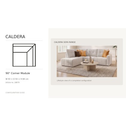 Caldera 90 Degree Corner Module by Softnord Caldera 90 Degree Corner Module by Softnord