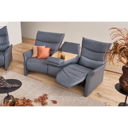 Azure Trapezoidal Manual Recliner Sofa (4690-70N) by Himolla Azure Trapezoidal Manual Recliner Sofa (4690-70N) by Himolla