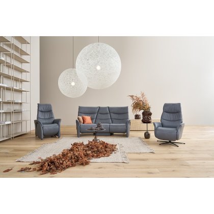Azure Trapezoidal Electric Recliner Sofa (4690-70Q) by Himolla Azure Trapezoidal Electric Recliner Sofa (4690-70Q) by Himolla