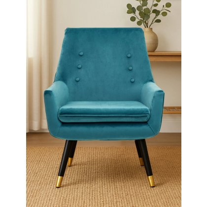 Sara Green Velvet Armchair Sara Green Velvet Armchair
