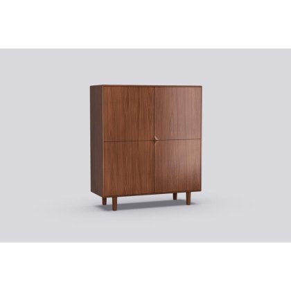 Sento 4 Door Bar Cabinet (With Optional Top Shelf Lighting) Sento 4 Door Bar Cabinet (With Optional Top Shelf Lighting)