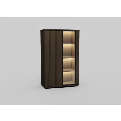 Napoli 2 Door Display Cabinet with Plinth by MTE Theuns Napoli 2 Door Display Cabinet with Plinth by MTE Theuns