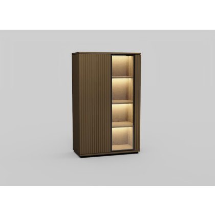 Napoli 2 Door Display Cabinet with Plinth by MTE Theuns Napoli 2 Door Display Cabinet with Plinth by MTE Theuns