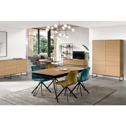 Izola Bookcase with Wooden Trays by MTE Theuns Izola Bookcase with Wooden Trays by MTE Theuns