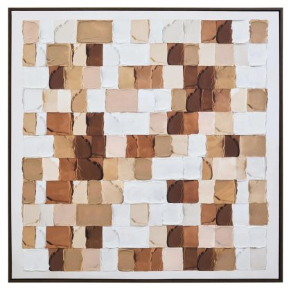 Astratto Neutral Tones Textured Wall Art