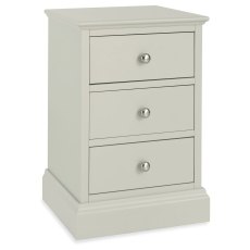 Ashby Soft Grey 3 Drawer Nightstand