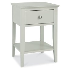 Ashby Soft Grey 1 Drawer Nightstand
