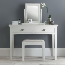 Hampstead White Vanity Mirror by Bentley Designs