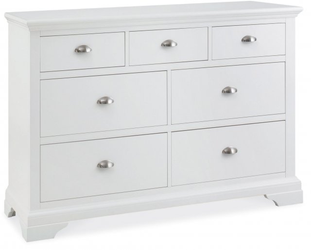 Hampstead White 3+4 Chest by Bentley Designs