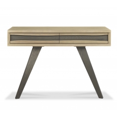 Cadell Aged Oak Console Table with Drawers by Bentley Designs