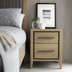 Rimini 2 Drawer Nightstand by Bentley Designs