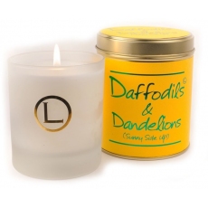 Daffodils & Danelion Glassware Candle