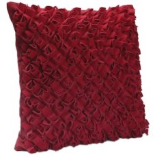 Cressida Scarlet Cushion