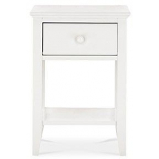 Ashby White 1 Drawer Nightstand by Bentley Designs