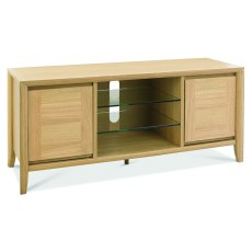 Bergen Oak Entertainment Unit by Bentley Designs