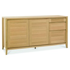 Bergen Oak Wide Sideboard by Bentley Designs