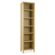 Bergen Oak Narrow Bookcase by Bentley Designs