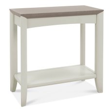 Bergen Grey Washed Oak & Soft Grey Side Table by Bentley Designs