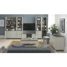 Bergen Grey Washed Oak & Soft Grey Narrow Top Unit by Bentley Designs