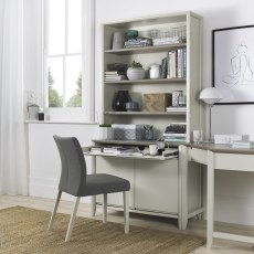 Bergen Grey Washed Oak & Soft Grey Wide Top Unit by Bentley Designs