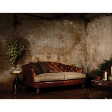 Dalmore Midi Sofa (Tweed & Hide) by Tetrad Harris Tweed