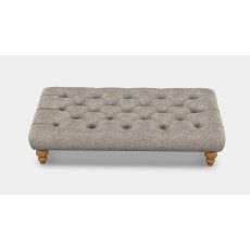 Dalmore Rectangular Stool (All Tweed) by Tetrad Harris Tweed