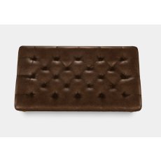 Dalmore Rectangular Stool (All Hide) by Tetrad Harris Tweed