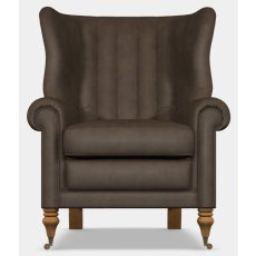 Dunmore Chair (Hide) by Tetrad Harris Tweed