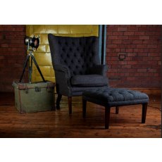 MacKenzie Stool (Tweed) by Tetrad Harris Tweed