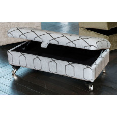Huxley Legged Ottoman by Alstons