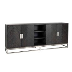 Blackbone 225cm Sideboard (Silver Collection) by Richmond Interiors